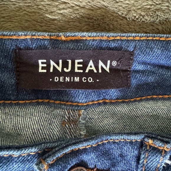 ENJEAN Classic Blue Denim Pants SIZE 5 - Picture 2 of 4